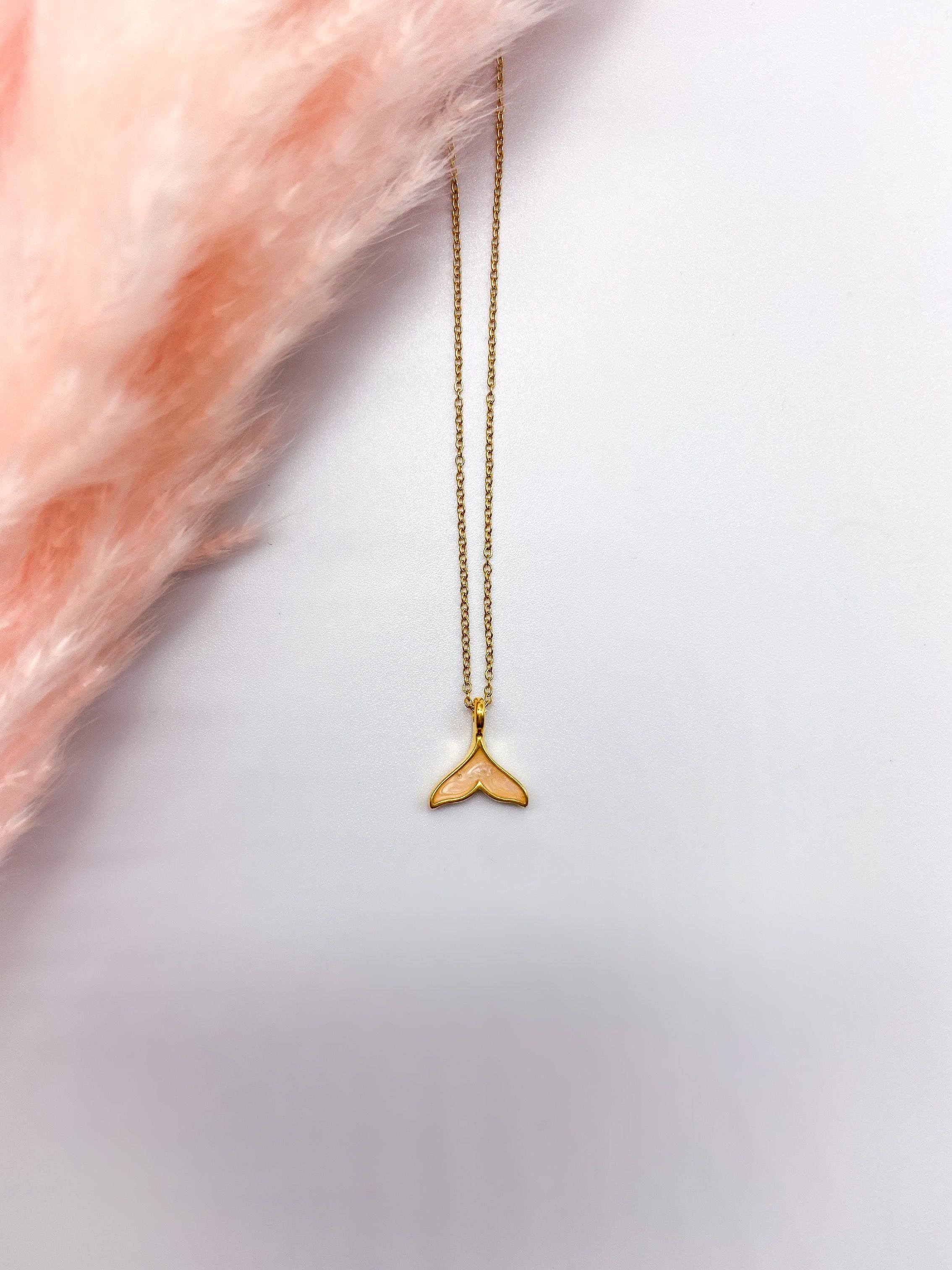 GORGONA NECKLACE - GOLD & BEIGE ' - ' ΜΕΝΤΑΓΙΟΝ