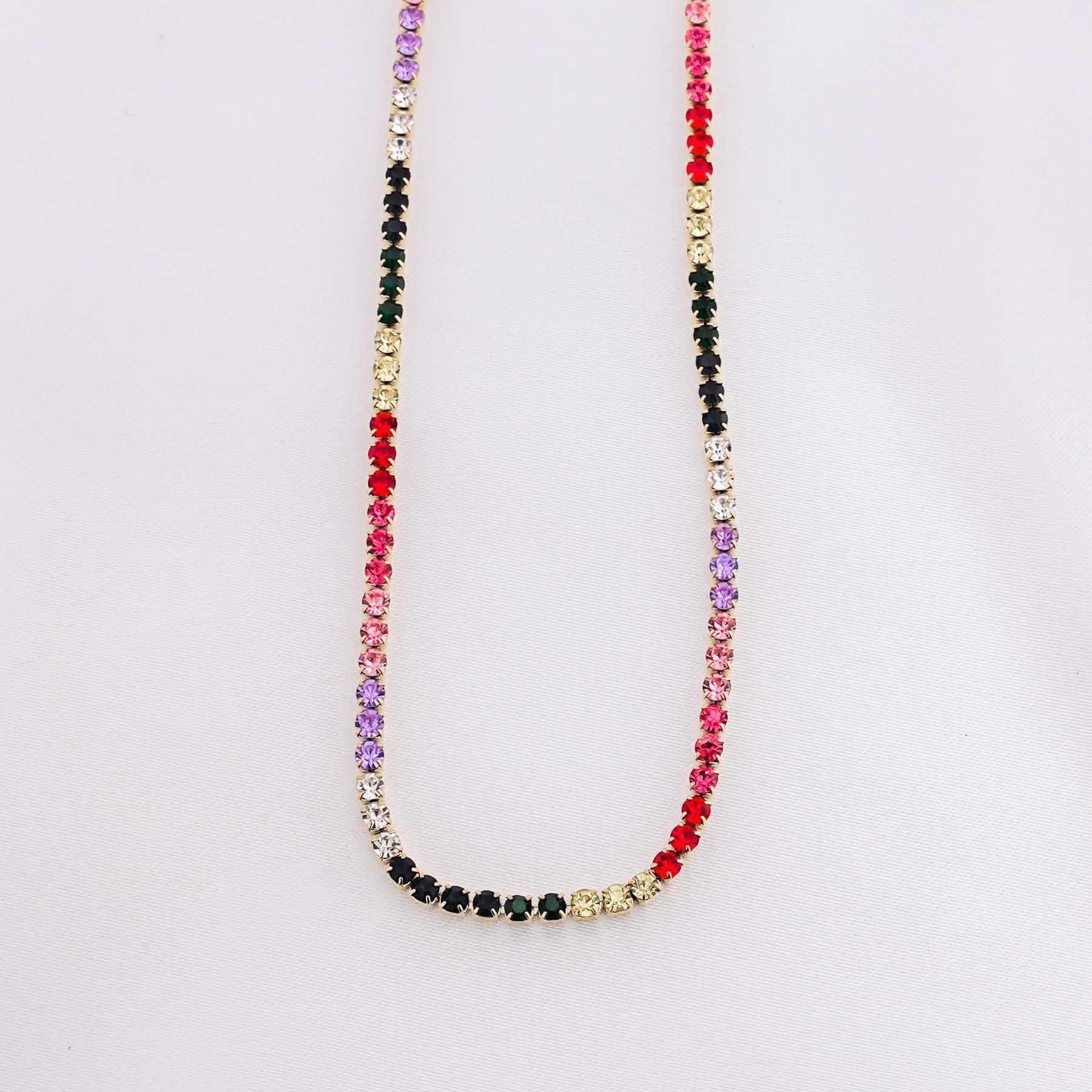 ESMERALDA NECKLACE - COLOURFUL GOLD