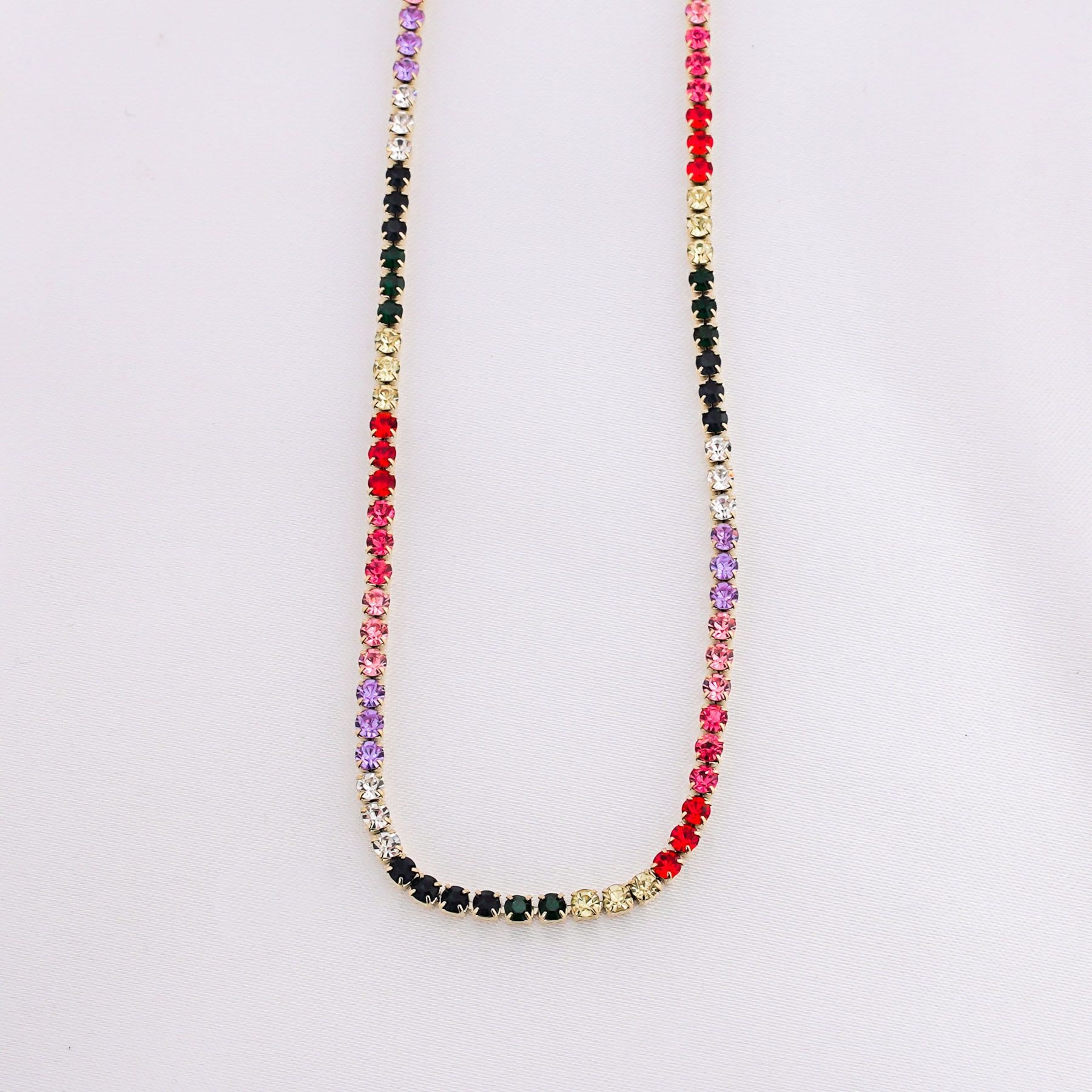 ESMERALDA NECKLACE - COLOURFUL GOLD ' - ' ΜΕΝΤΑΓΙΟΝ
