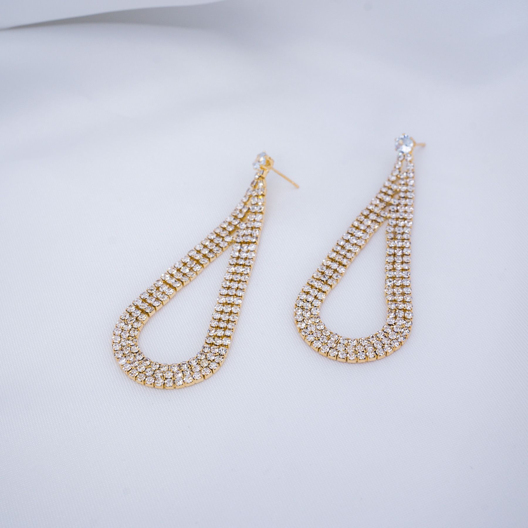 SABRINA EARRINGS - GOLD ' - ' ΚΡΕΜΑΣΤΑ