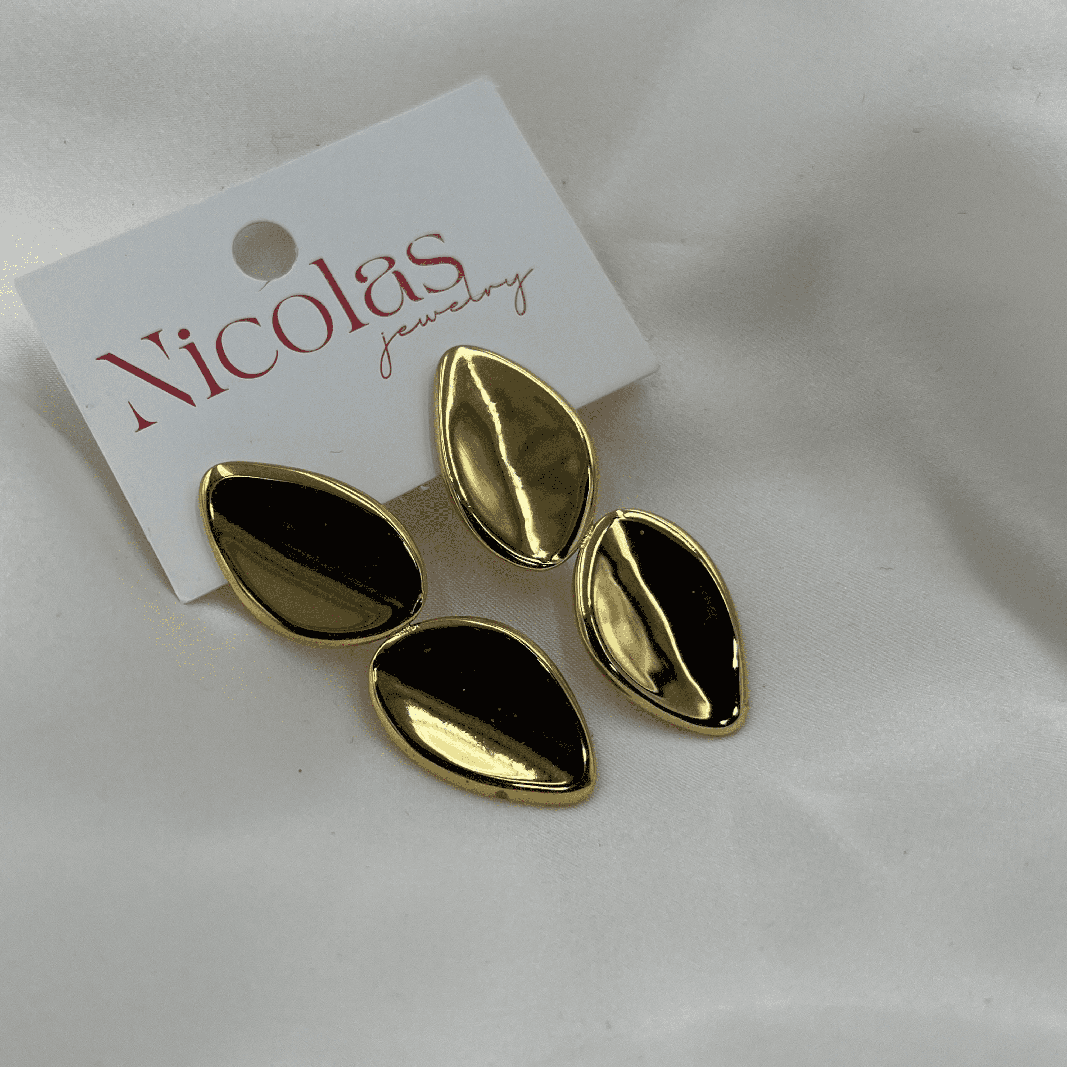 LEAF GOLD EARRINGS