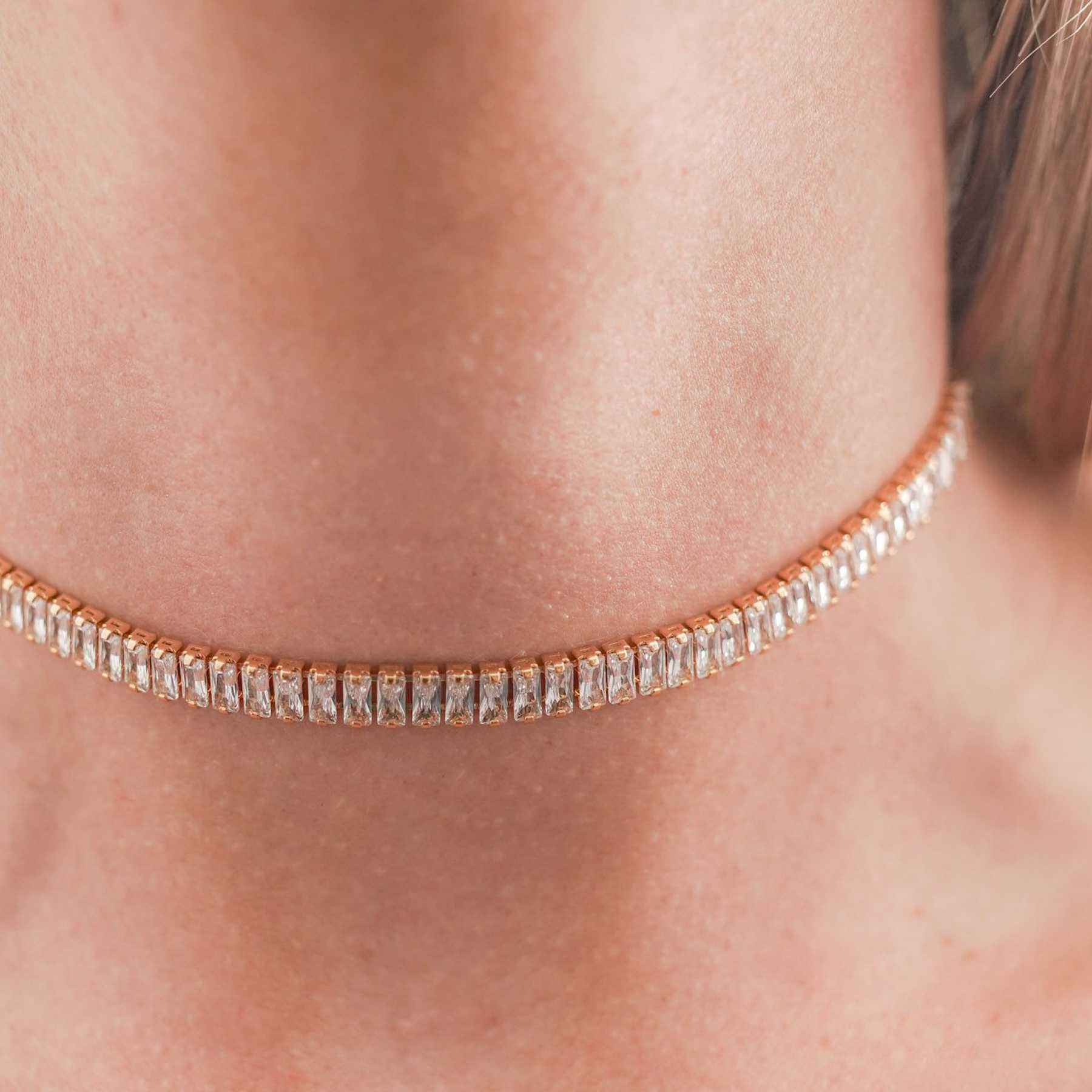 LILLIAN CHOKER NECKLACE - GOLD