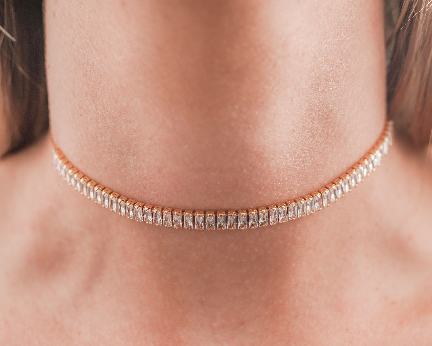LILLIAN CHOKER NECKLACE - GOLD ' - ' ΤΣΟΚΕΡ