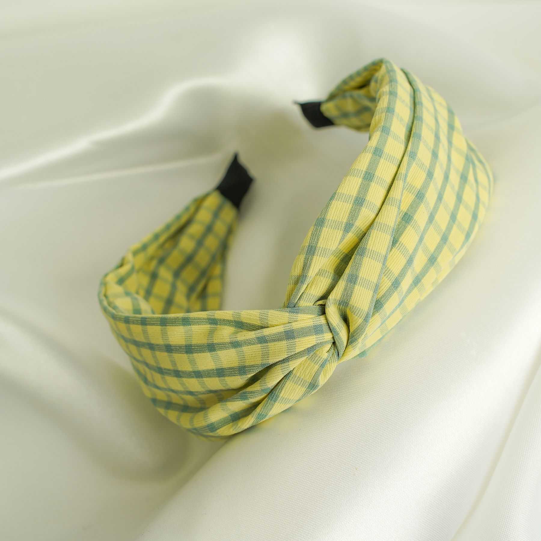 ELEONORA HEADBAND - YELLOW & BLUE