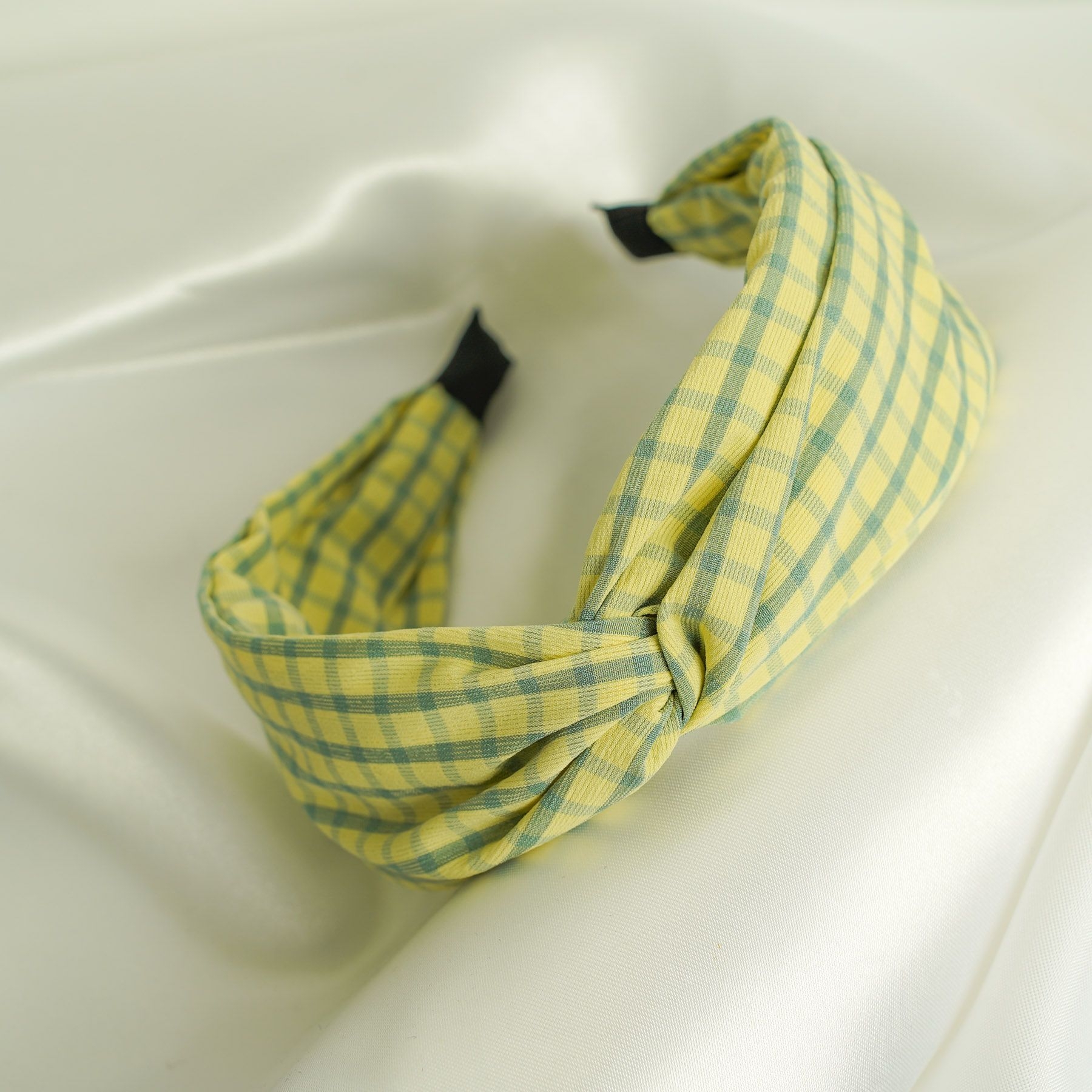 ELEONORA HEADBAND - YELLOW & BLUE ' - ' ΣΤΕΚΕΣ ΜΑΛΛΙΩΝ 