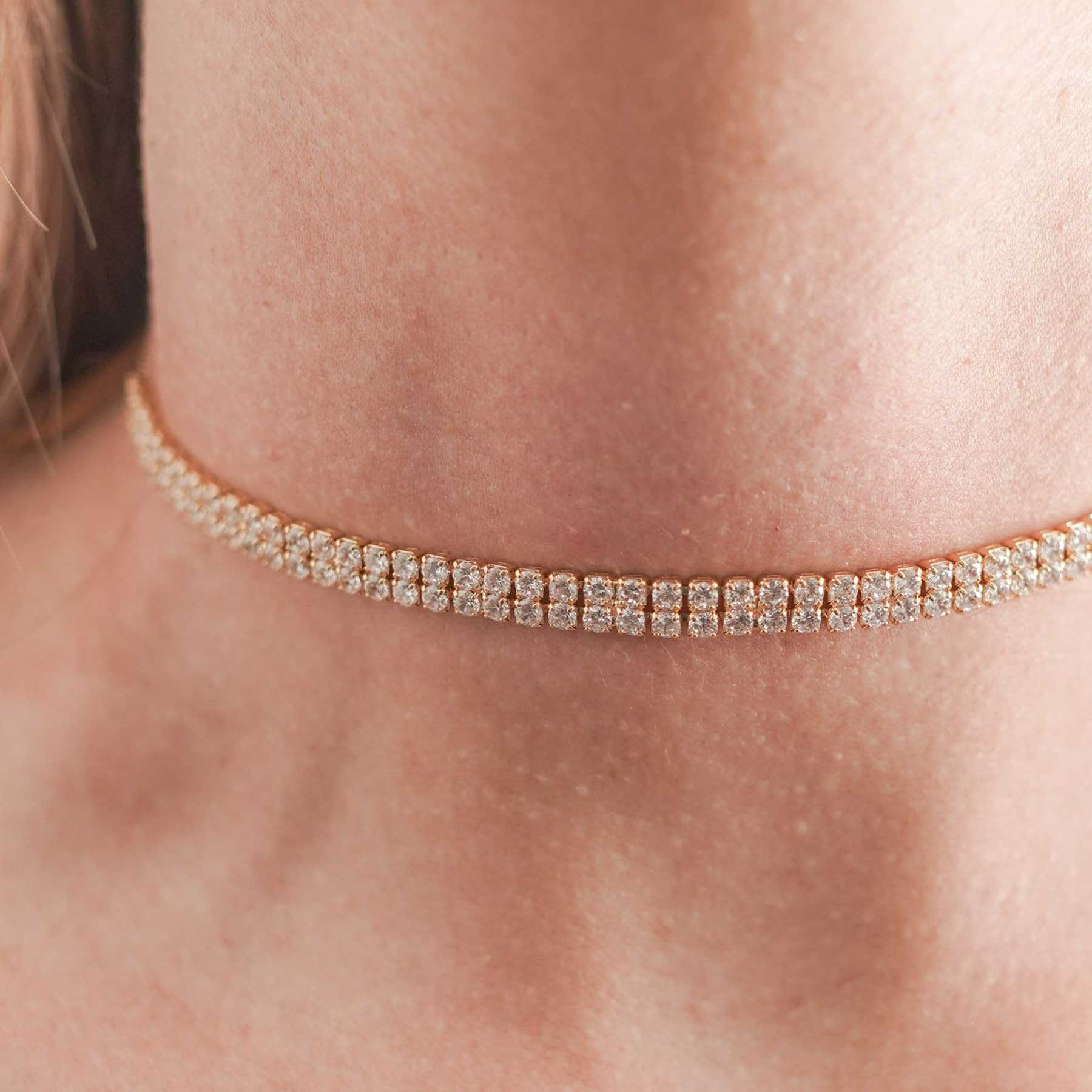 VALENCIA CHOKER NECKLACE - GOLD