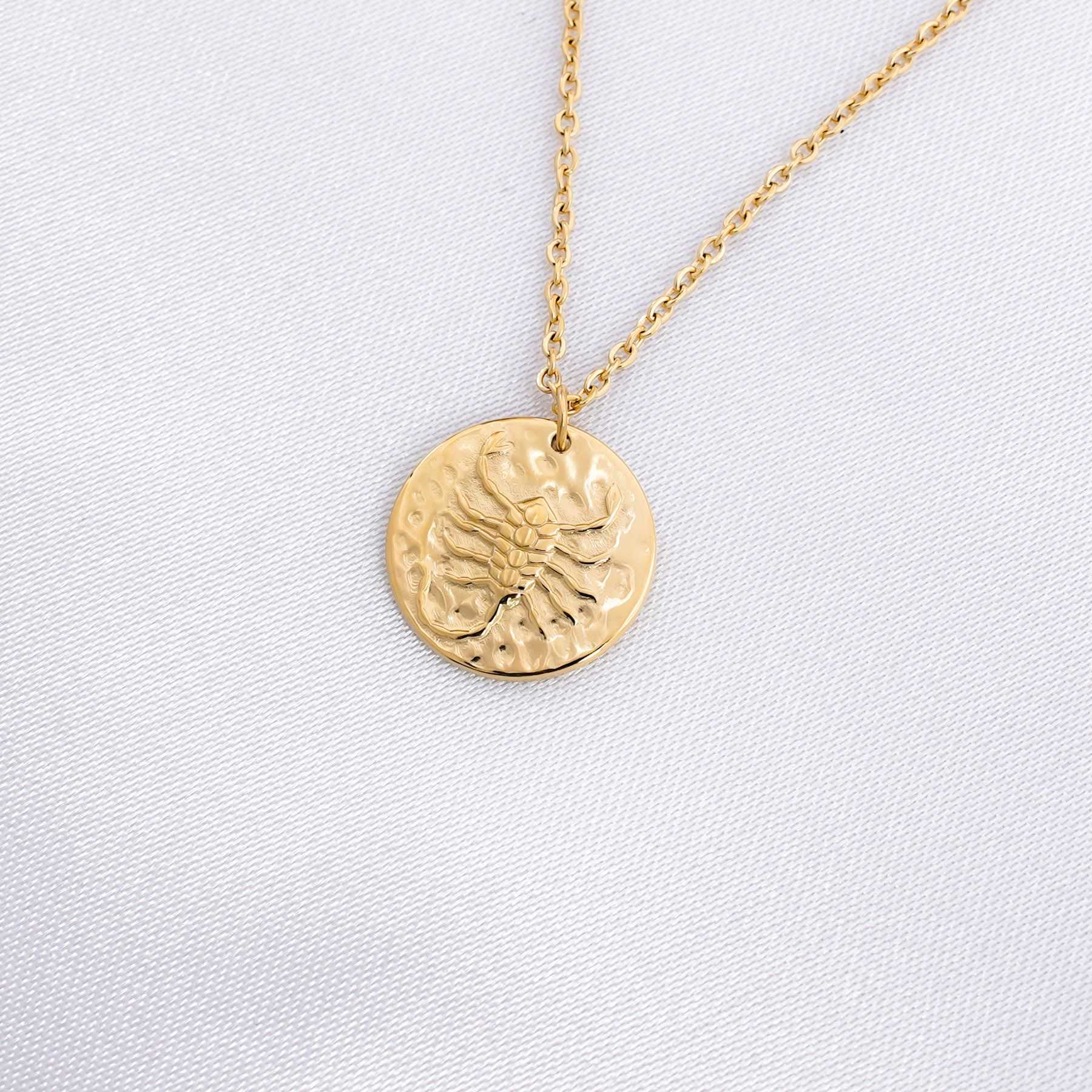 ZODIAC SIGN NECKLACE  - ΣΚΟΡΠΙΟΣ ΧΡΥΣΟ 