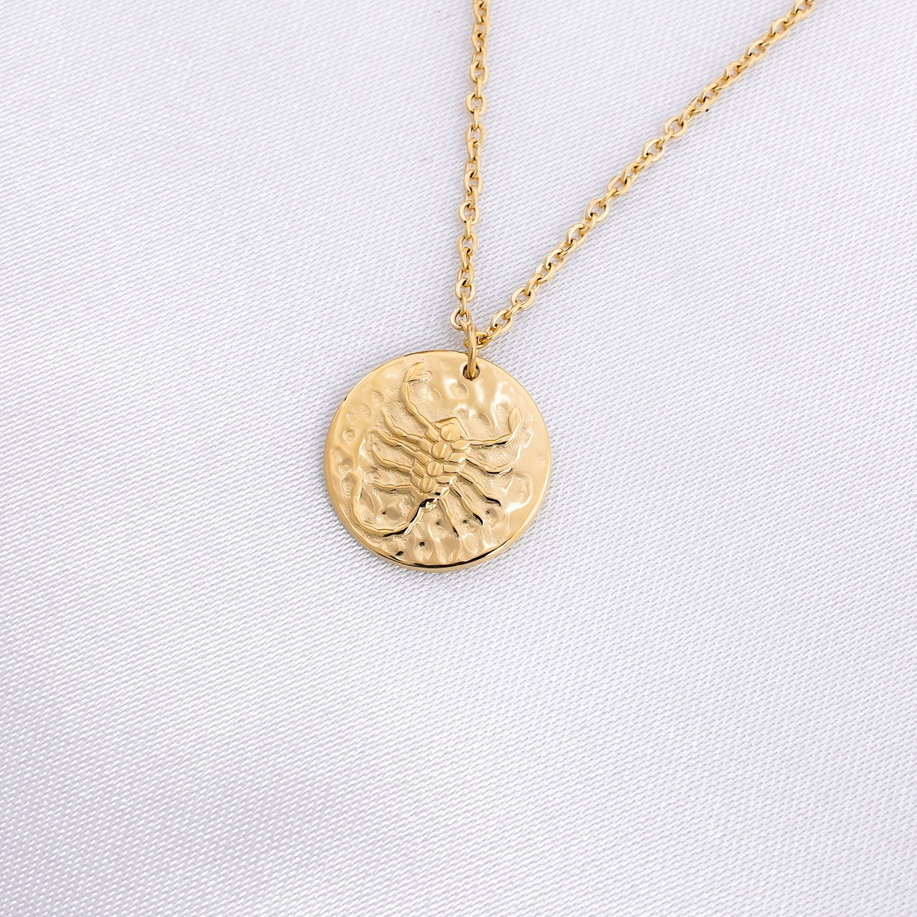 ZODIAC SIGN NECKLACE - ΣΚΟΡΠΙΟΣ ΧΡΥΣΟ ' - ' ΖΩΔΙΑ
