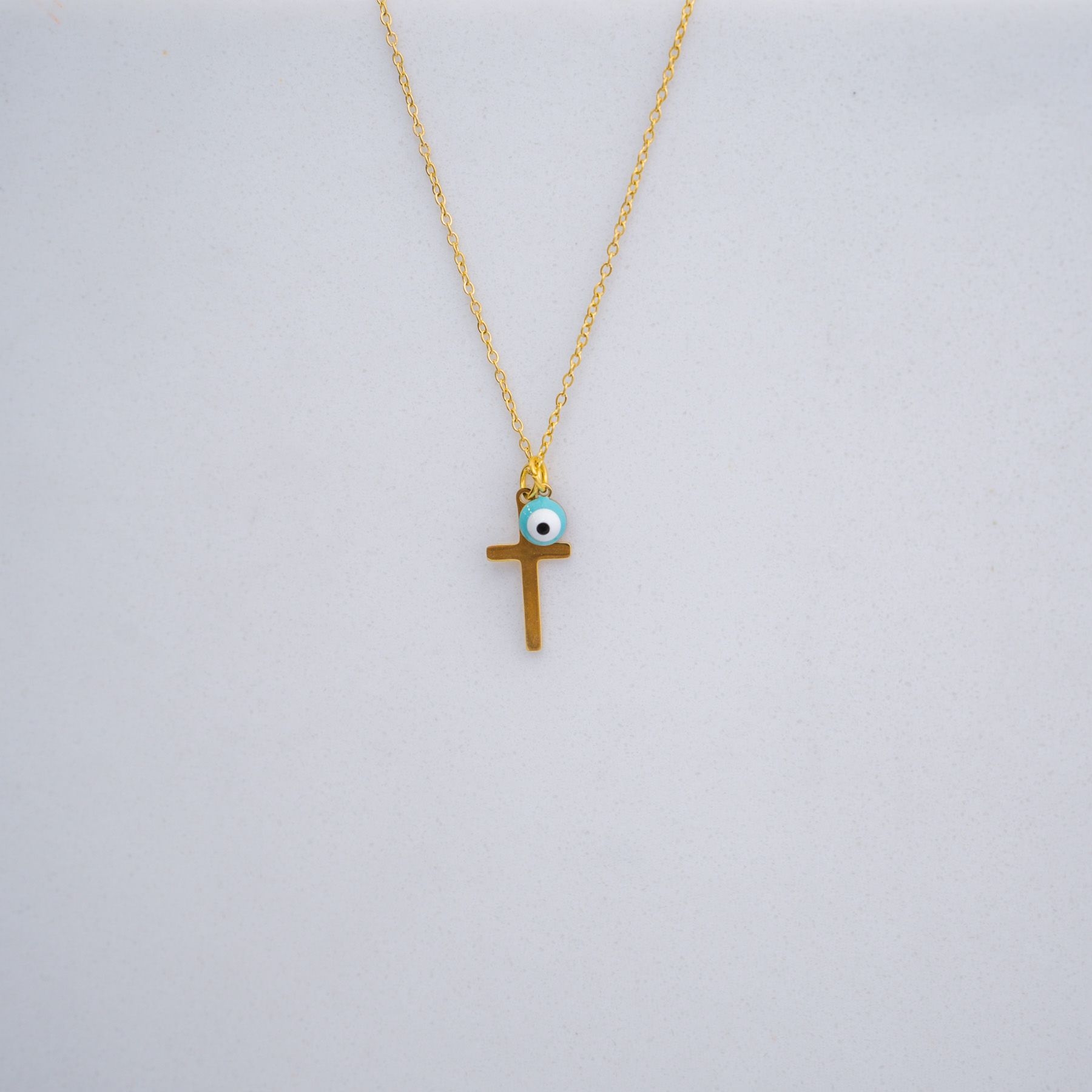 CROSS NECKLACE - GOLD ' - ' ΣΤΑΥΡΟΙ