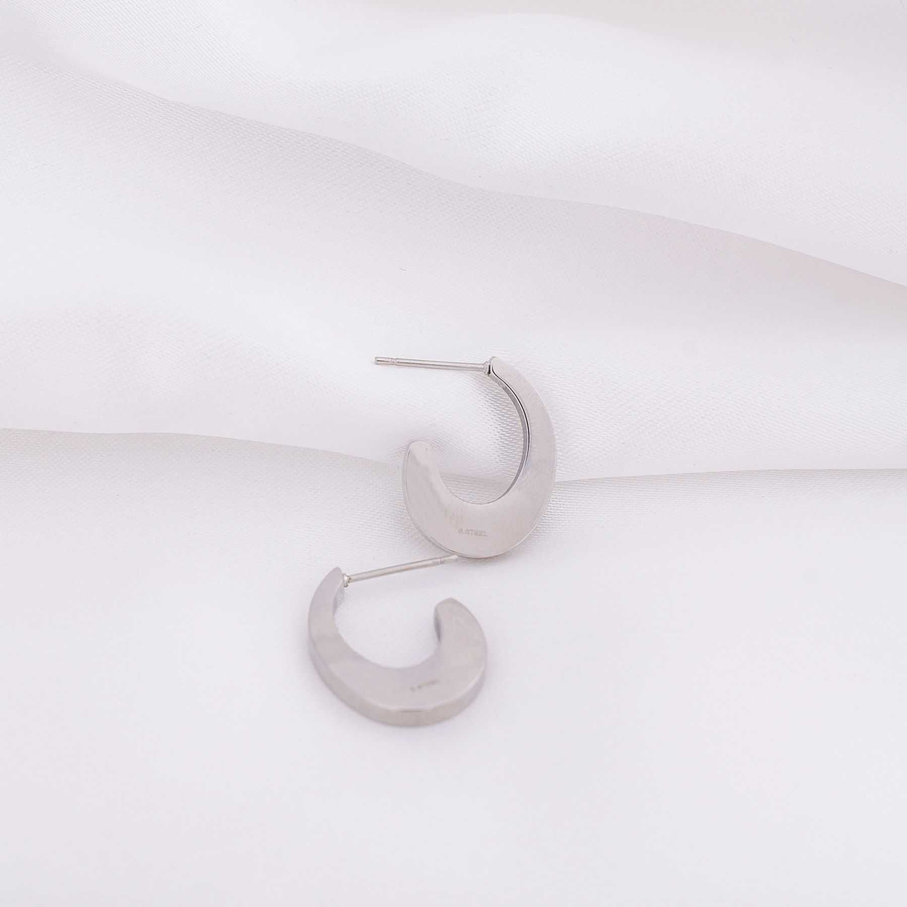 FOLEGANDROS  HOOPS - SILVER
