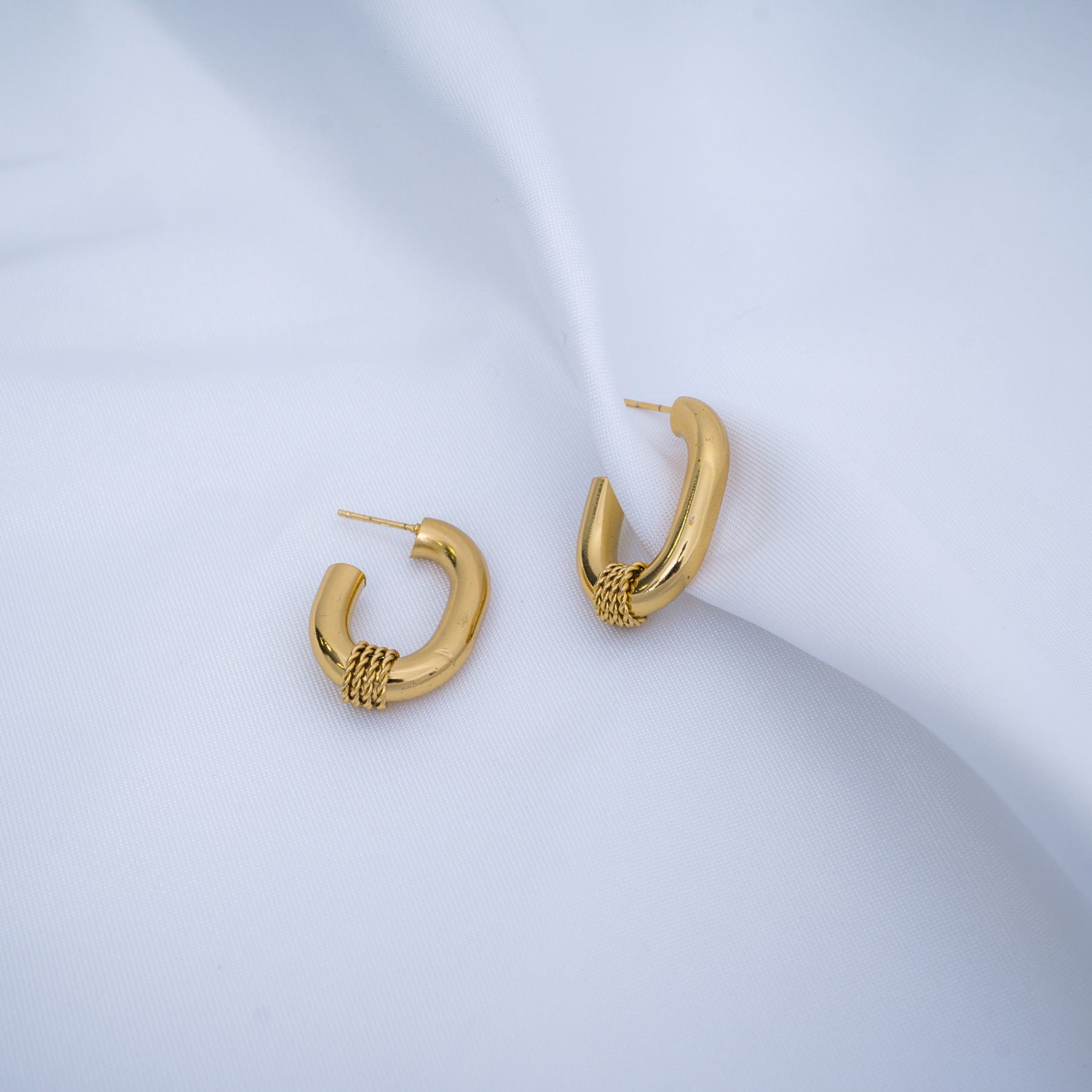 ELVINA HOOPS - GOLD ' - ' ΚΡΙΚΟΙ