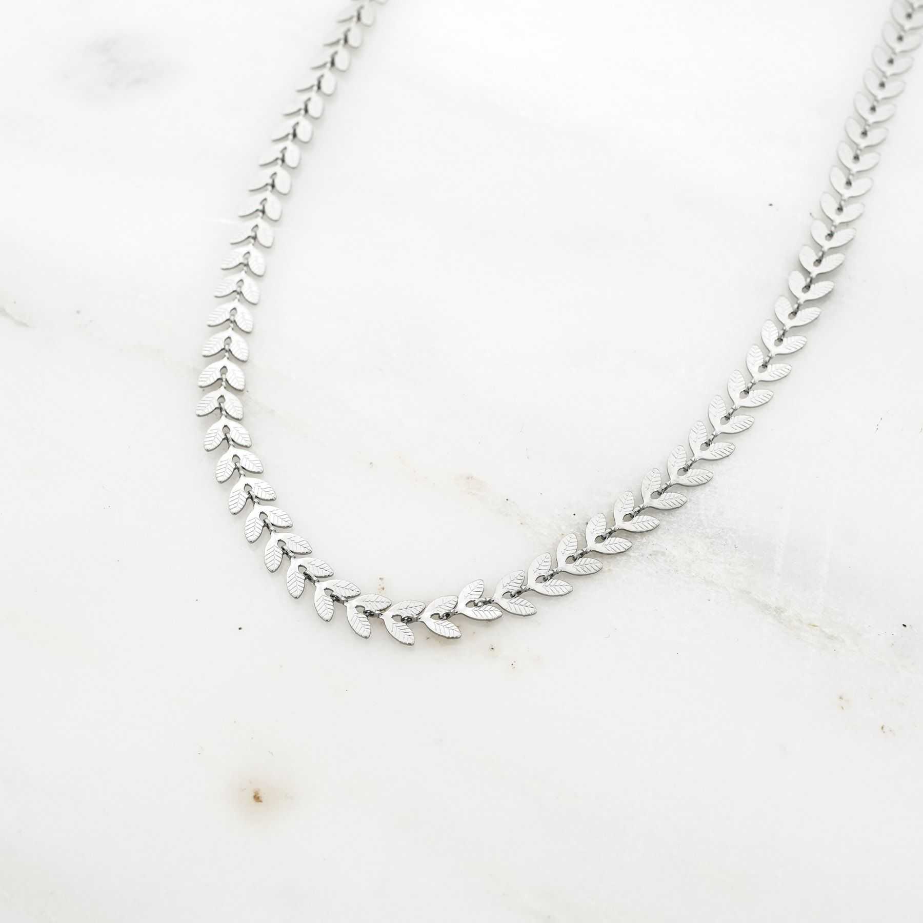 MERMAID TALE NECKLACE - SILVER