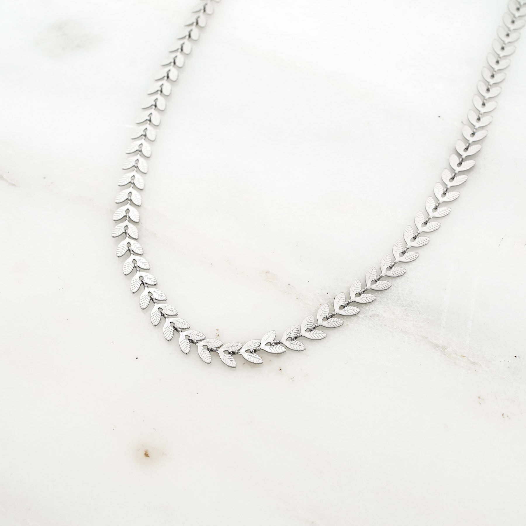 MERMAID TALE NECKLACE - SILVER ' - ' ΑΛΥΣΙΔΕΣ