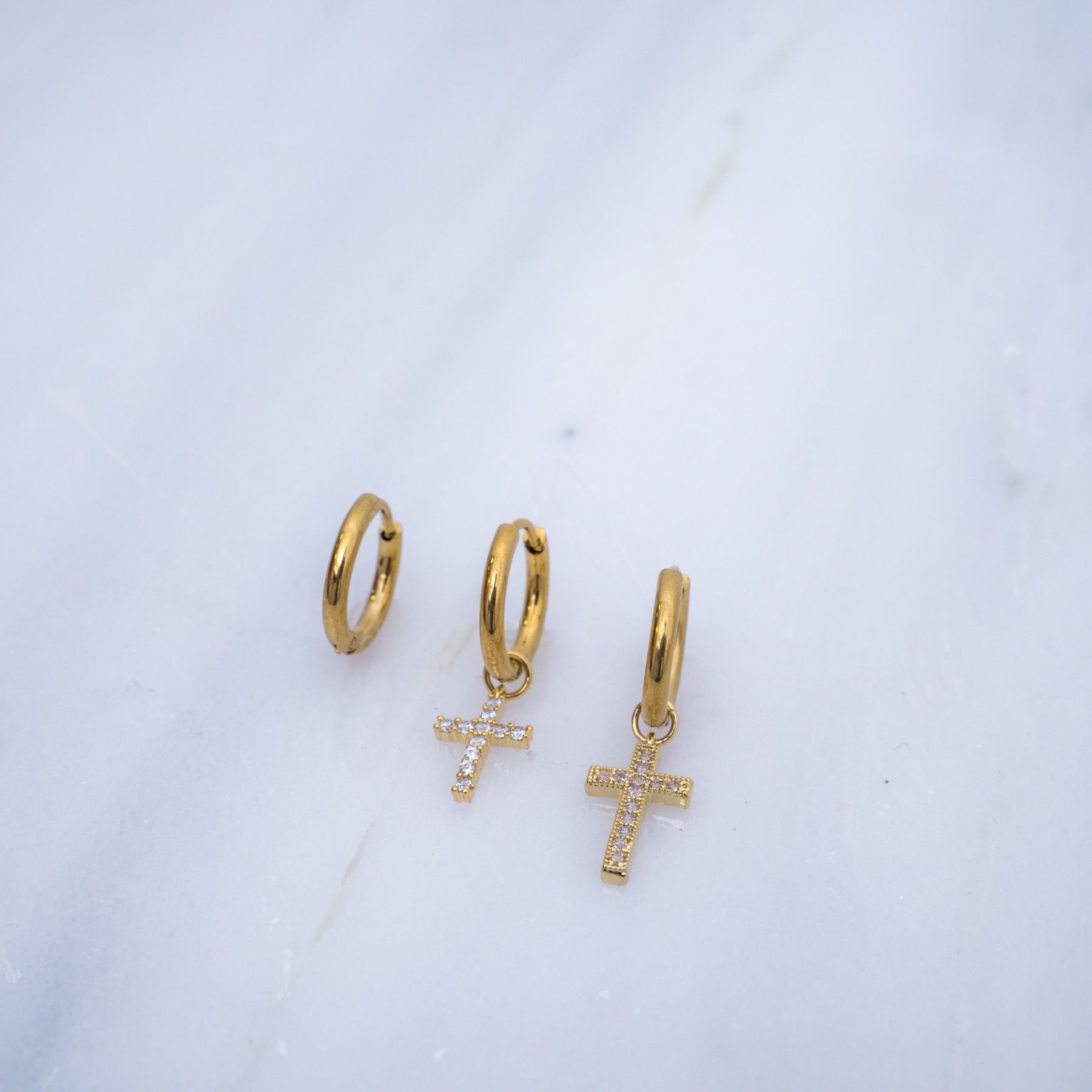 JANE TRIPLE EARRING SET - GOLD ' - ' ΣΕΤ ΤΡΙΑΔΕΣ