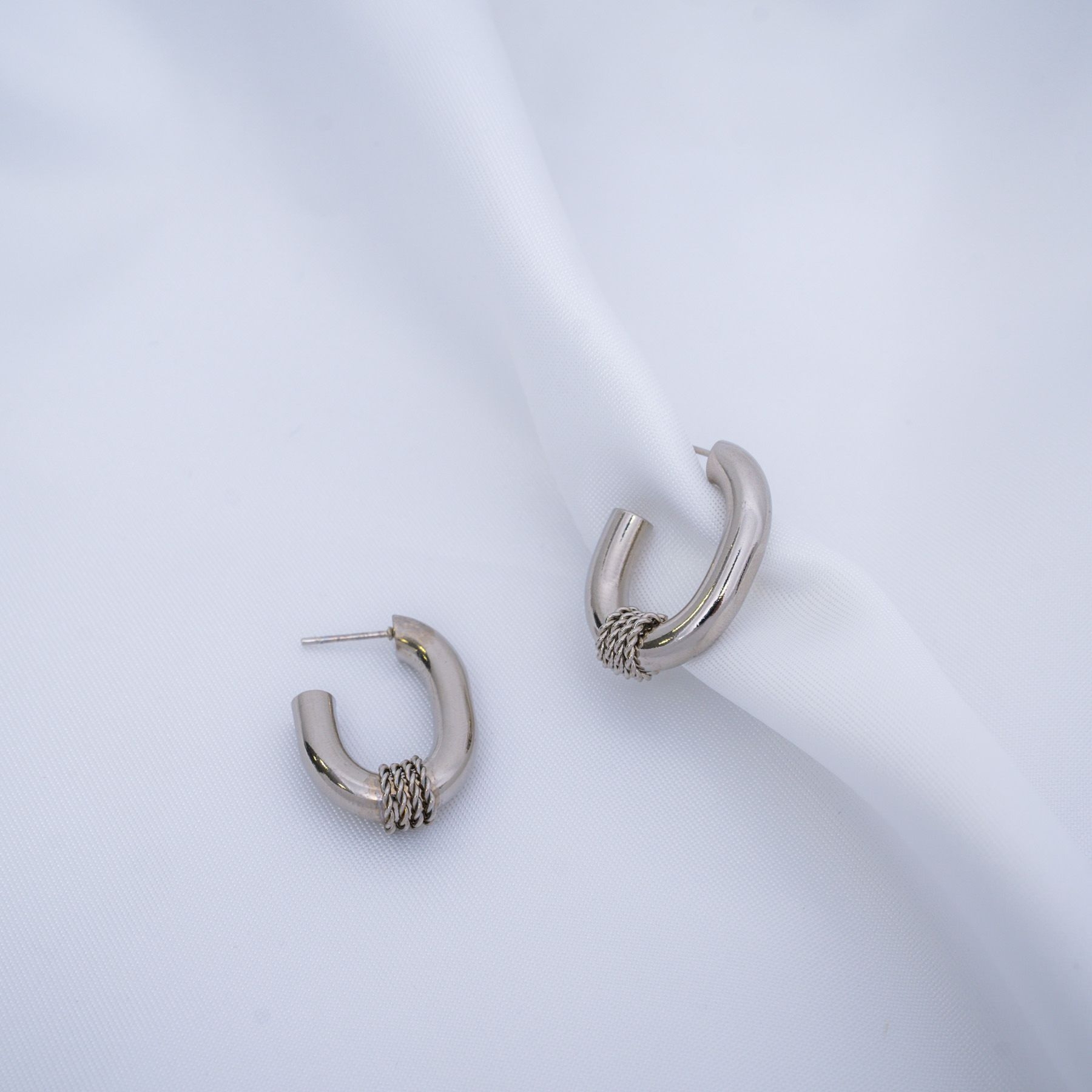 ELVINA HOOPS - SILVER ' - ' ΚΡΙΚΟΙ