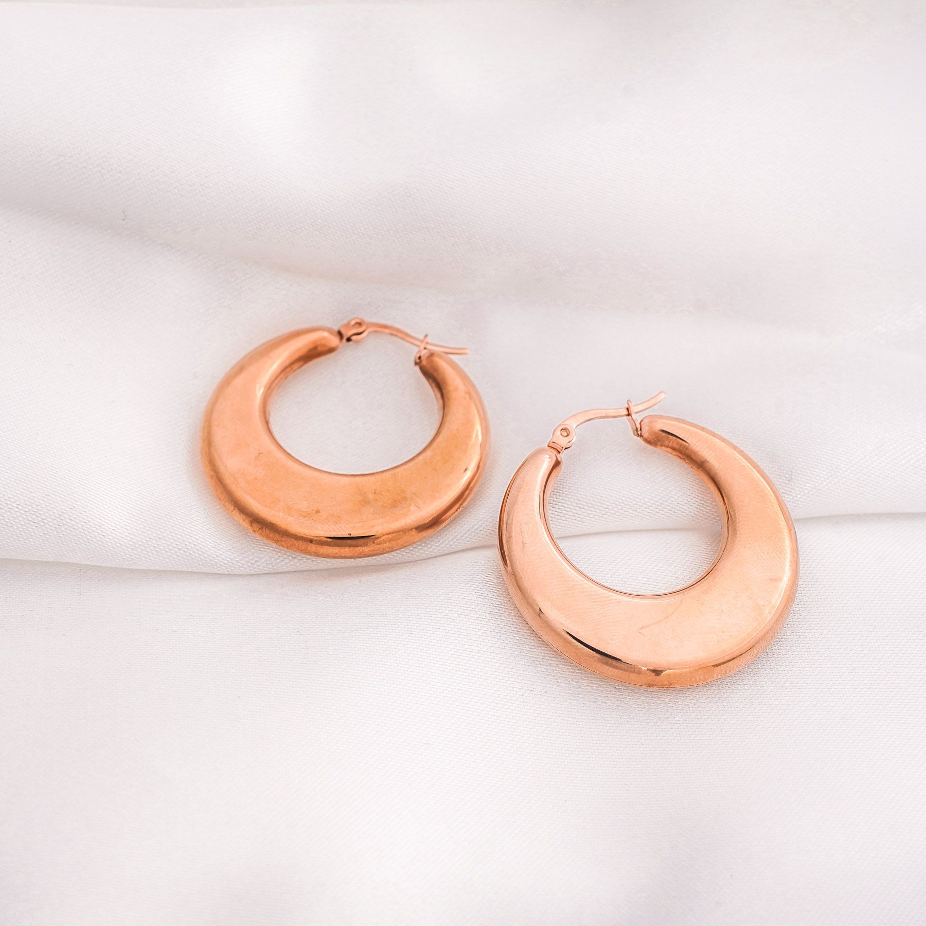 ARIADNE HOOPS - ROSE GOLD ' - ' ΚΡΙΚΟΙ