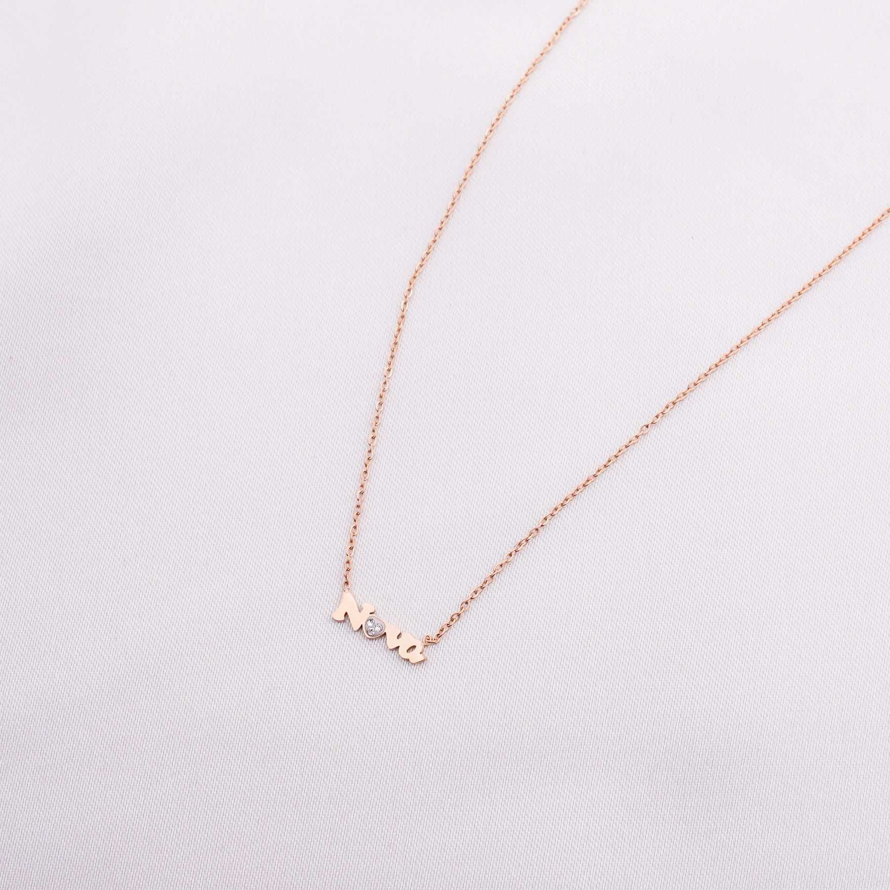 ΝΟΝΑ NECKLACE - ROSE GOLD 