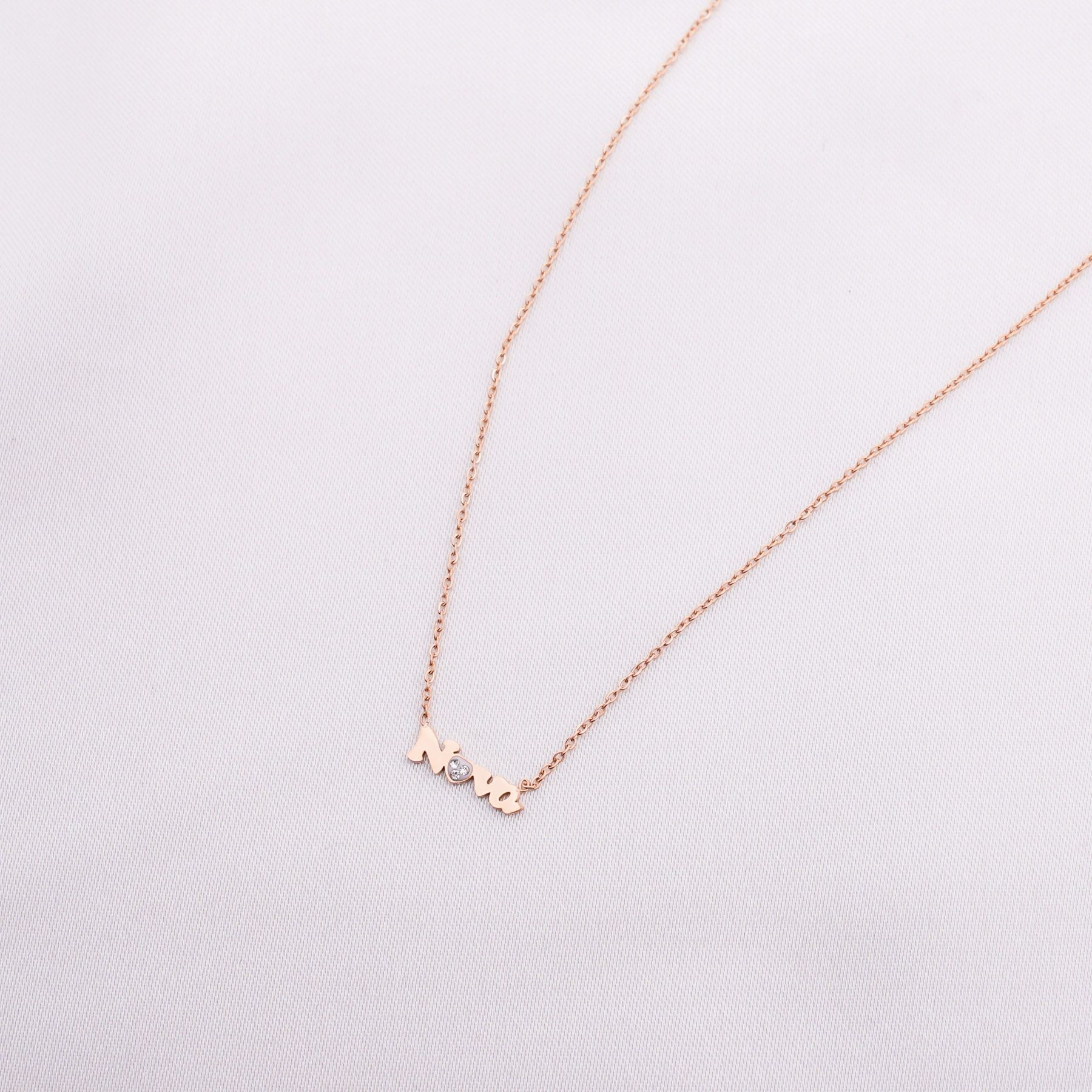 ΝΟΝΑ NECKLACE - ROSE GOLD ' - ' ΜΑΜΑ - ΝΟΝΑ