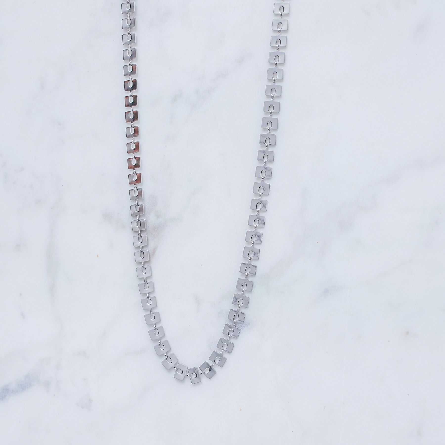 ALYSSA CHAIN NECKLACE - SILVER