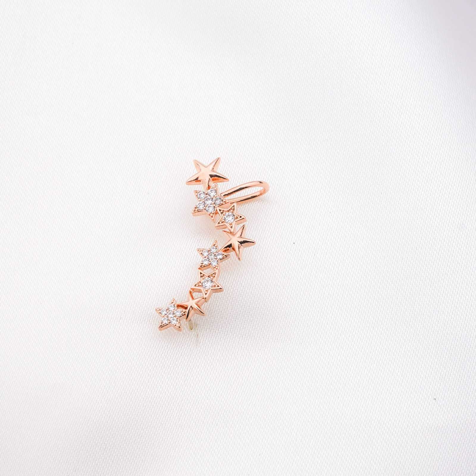 AITNE CLIMBER EARRING - ROSE GOLD