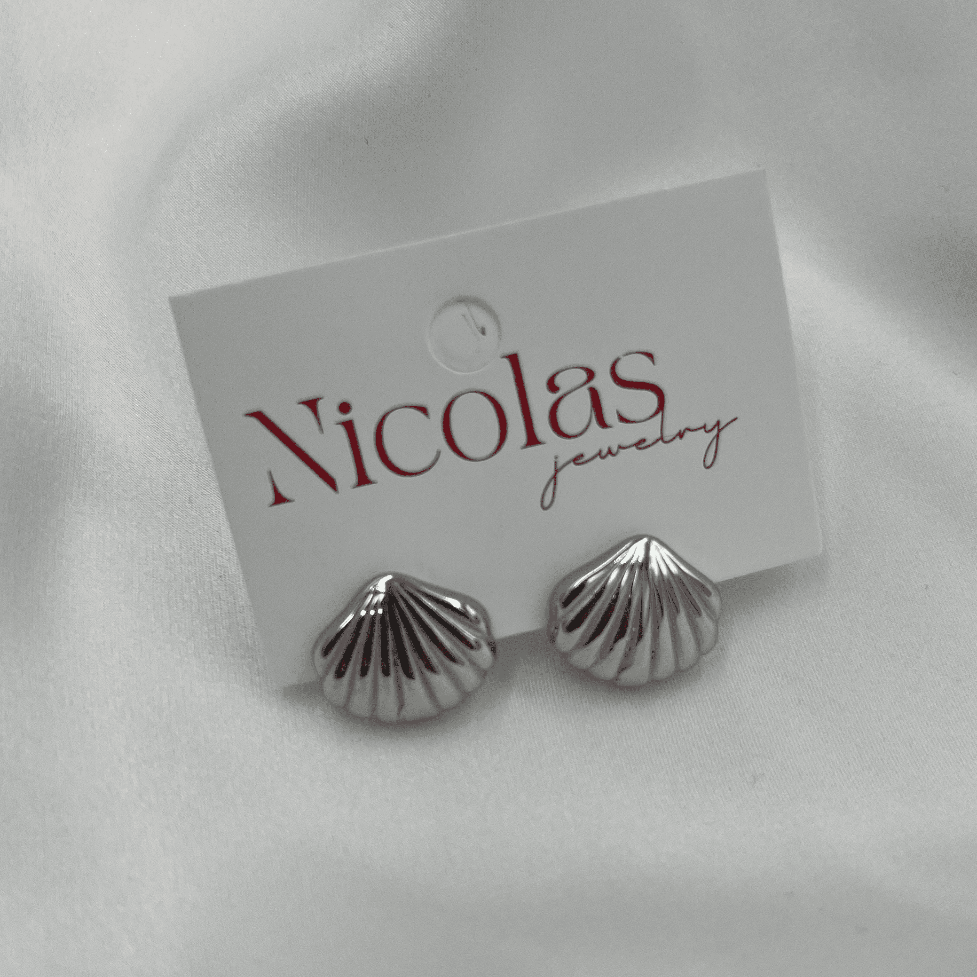 MINI SHELLS SILVER EARRINGS
