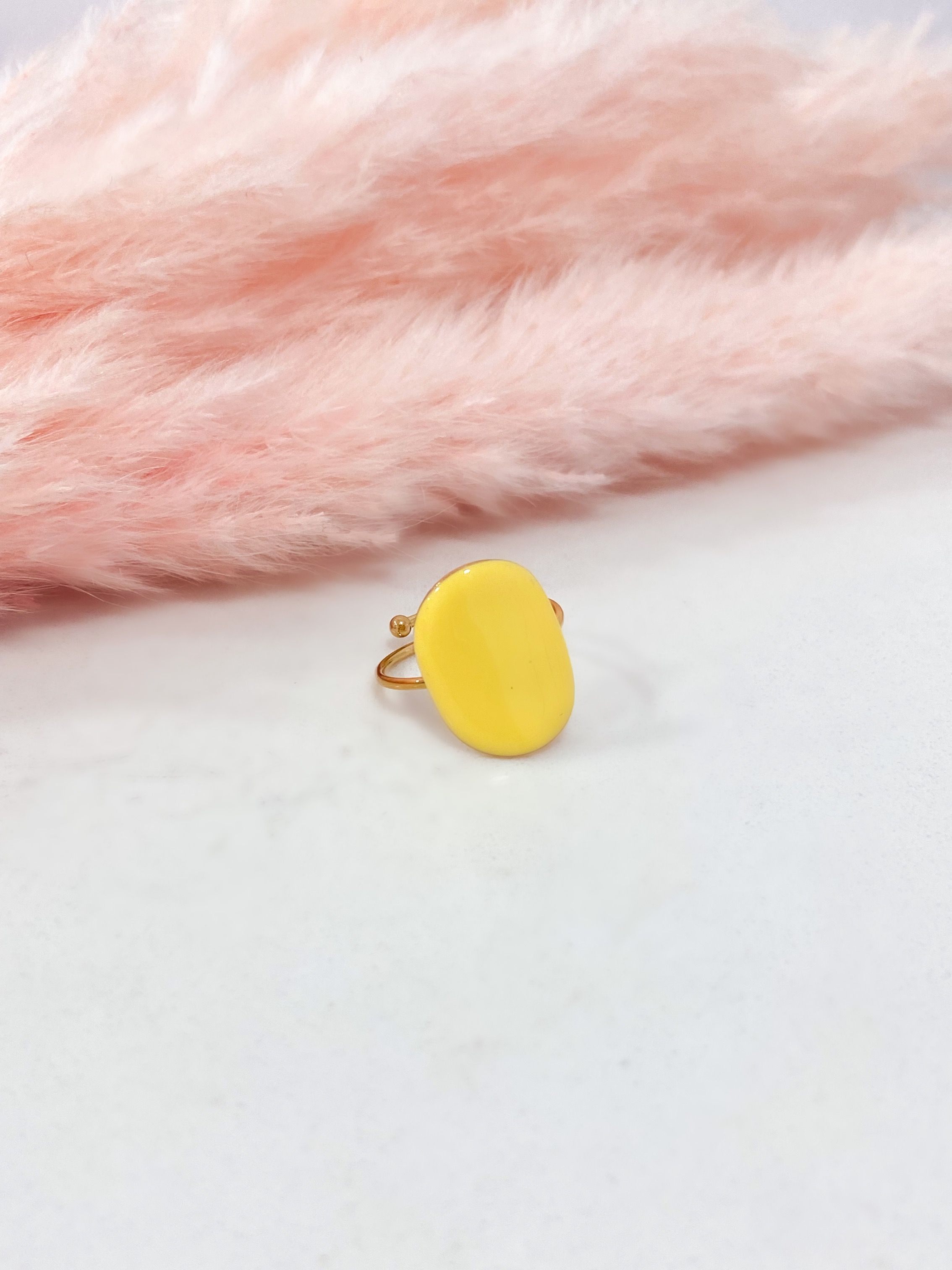 CARAMEL RING - GOLD & YELLOW ' - ' ΔΑΧΤΥΛΙΔΙΑ
